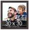 30x30 Textured Picture Frame with UV-Resistant Acrylic & Acid Free Backing, Available in 6 Finishes - Black, Blue, Brown, Gold, Grey, and White